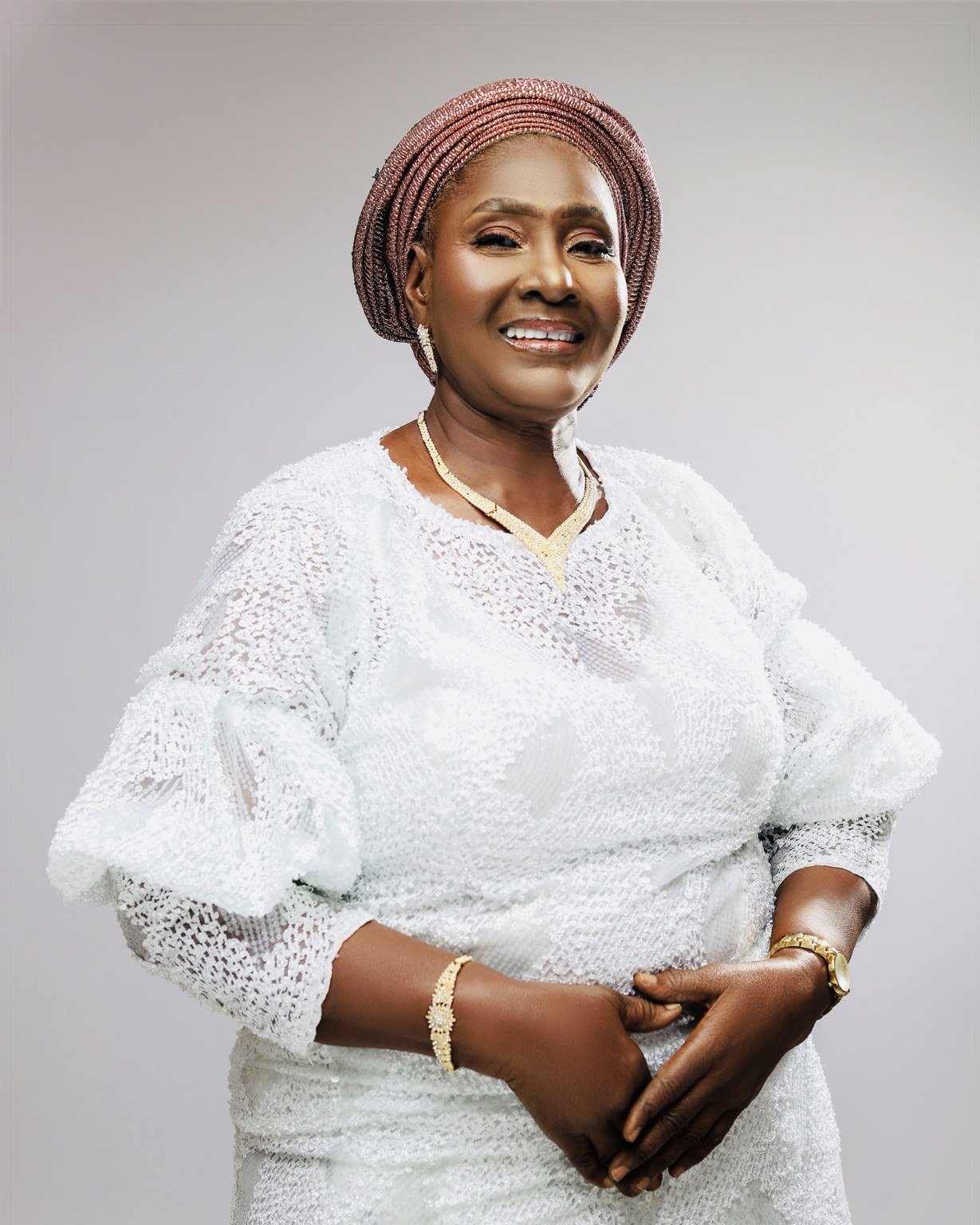 Portrait of Sekinat Onasanya, whose life and values inspire the work of The SON Foundation